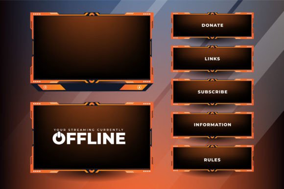 Download Futuristic Gaming Overlay Vector Design - Futuristic Collection