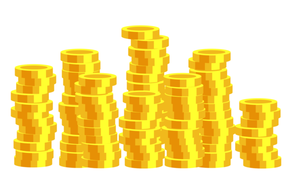Download Golden Coins Stack. Money Pile. Wealth I - Wealth Collection