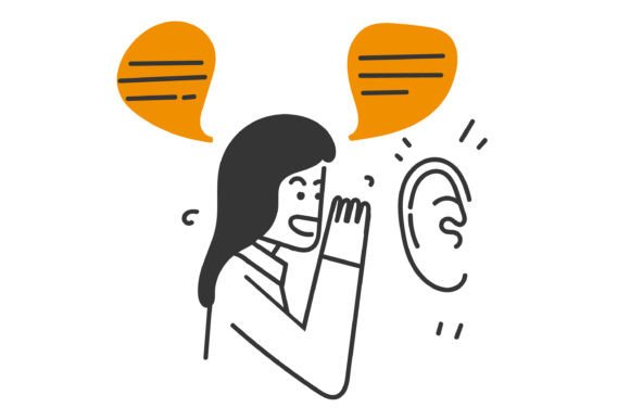Download Doodle Person Conversation to Big Ears - Conversation Collection