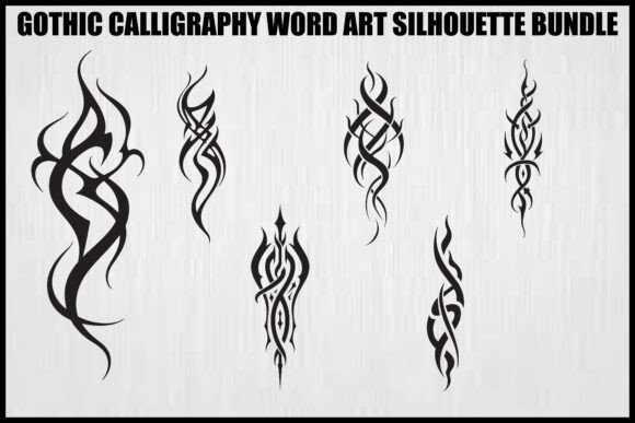 Download Gothic Tribal Calligraphy Bundle - Premium Resources