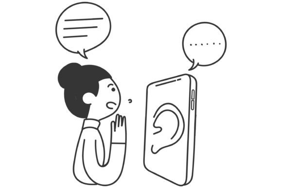 Download Doodle Person Conversation to Big Ears - Conversation Collection