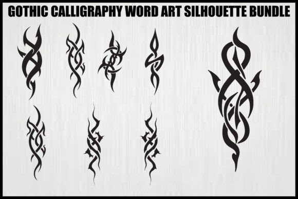 Download Gothic Tribal Calligraphy Bundle - Premium Resources