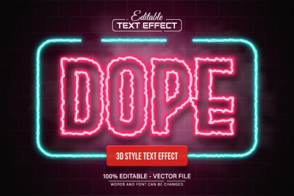Download Dope Pink Line Neon Light Text Effect - Light text Collection